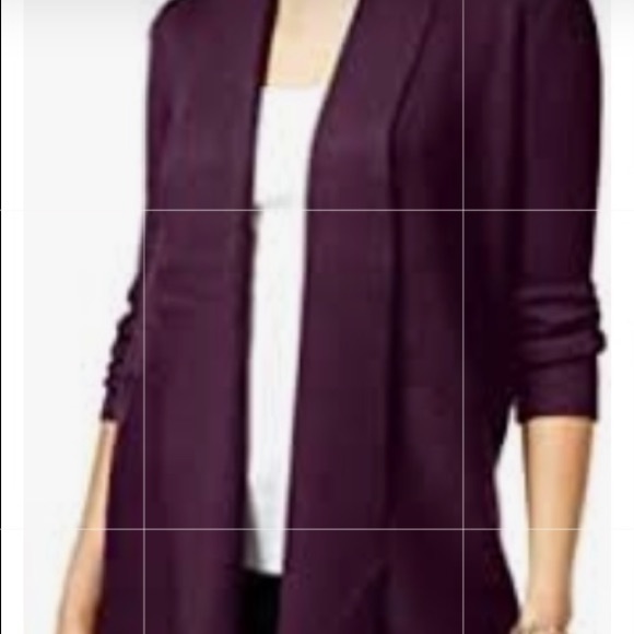 Host Pick🥳 JM Collection Petite Cardigan- Purple - Picture 8 of 9